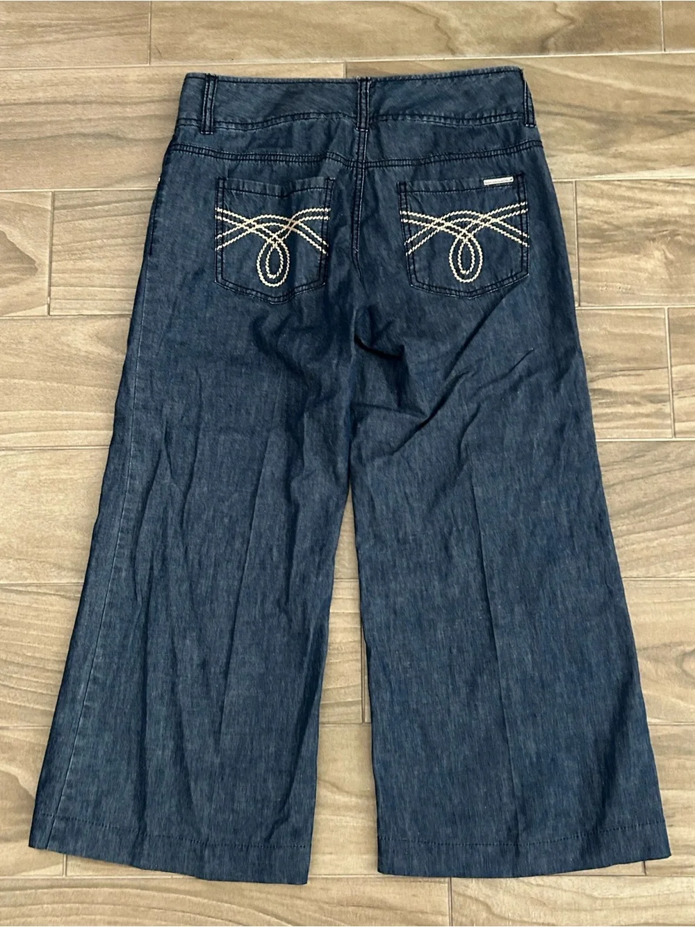 Michael Kors Wide Leg Cropped Culotte Jeans | Size 6
